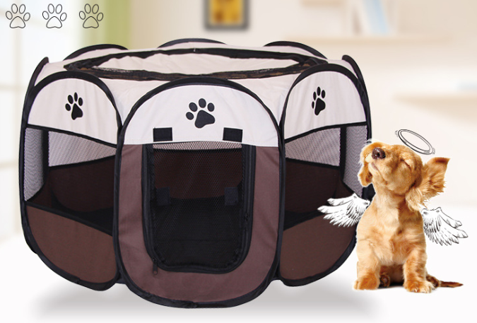 Folding Octagonal Waterproof Pet Cage