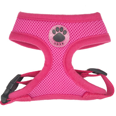 Dog Harness with Love Paw Print