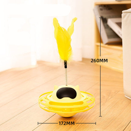 Feather Tumbler Cat Toy