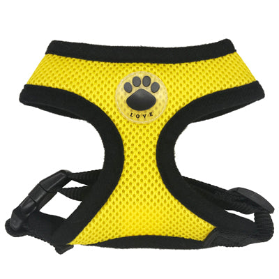 Dog Harness with Love Paw Print