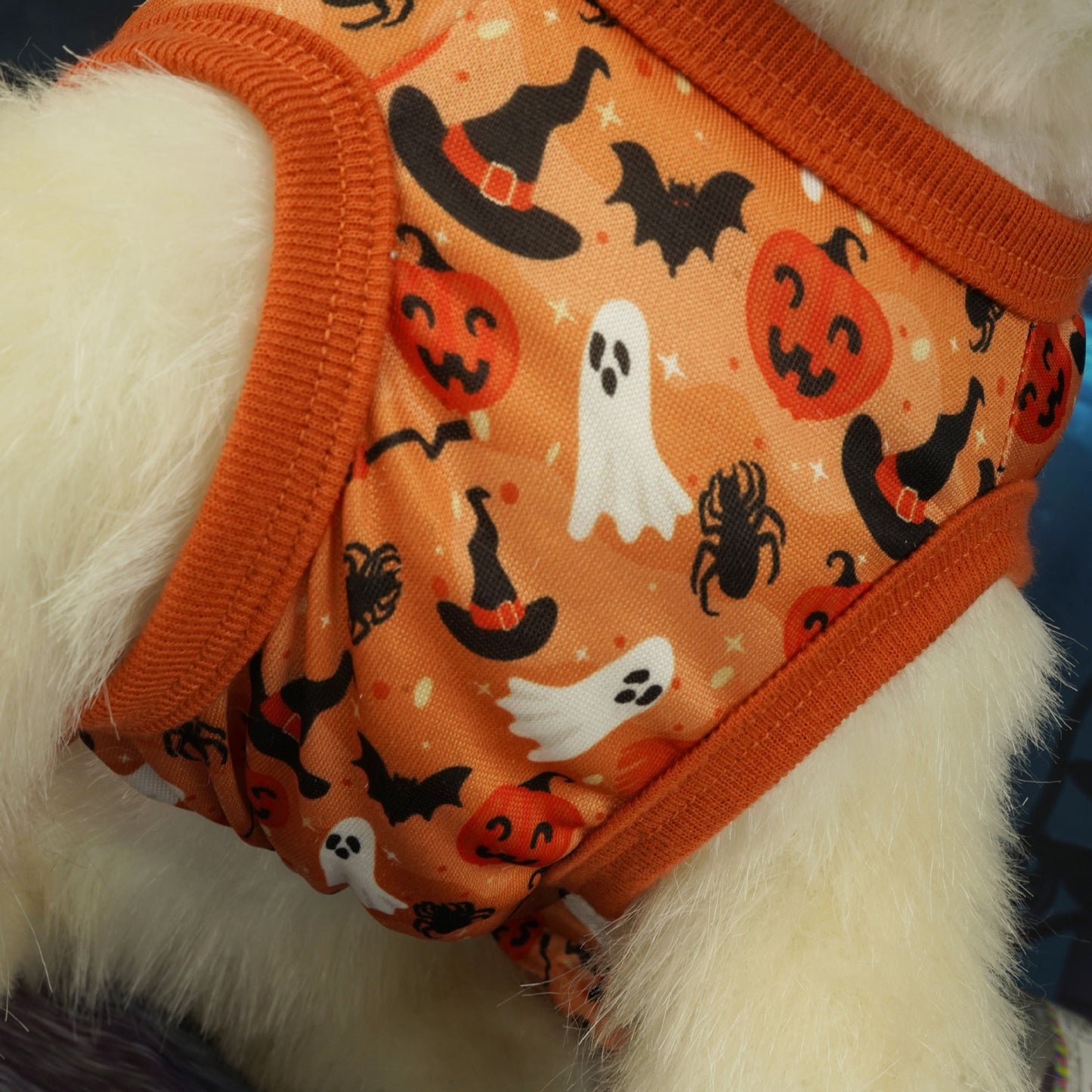 Spooky Halloween Pet Dress with Bow