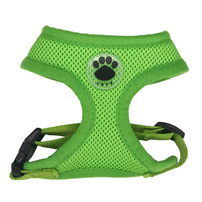Dog Harness with Love Paw Print