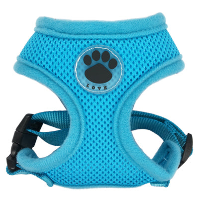 Dog Harness with Love Paw Print