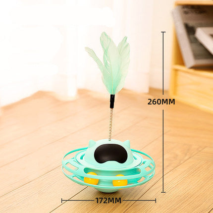 Feather Tumbler Cat Toy