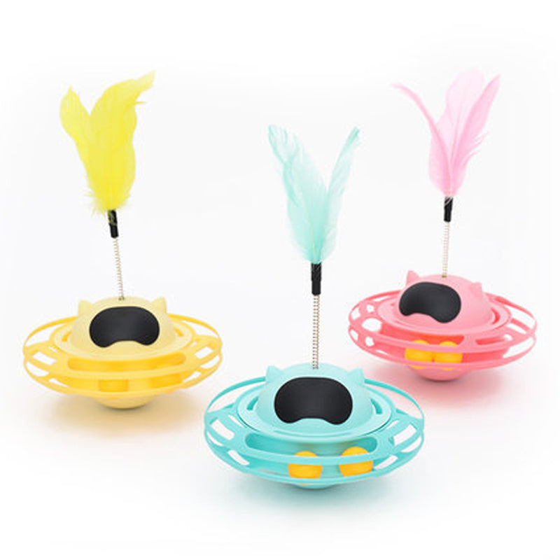 Feather Tumbler Cat Toy