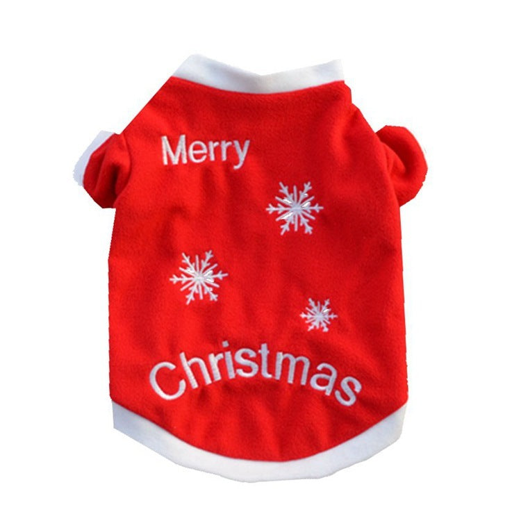 Merry Christmas Red Pet Sweater