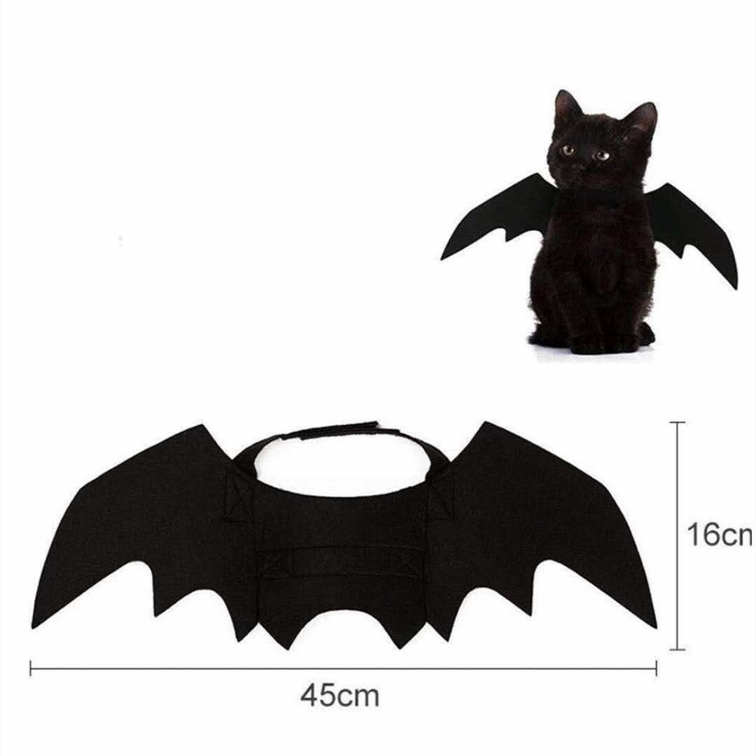 Halloween Black Bat Wings