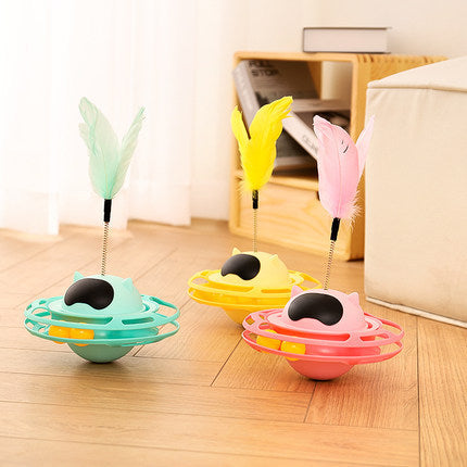 Feather Tumbler Cat Toy