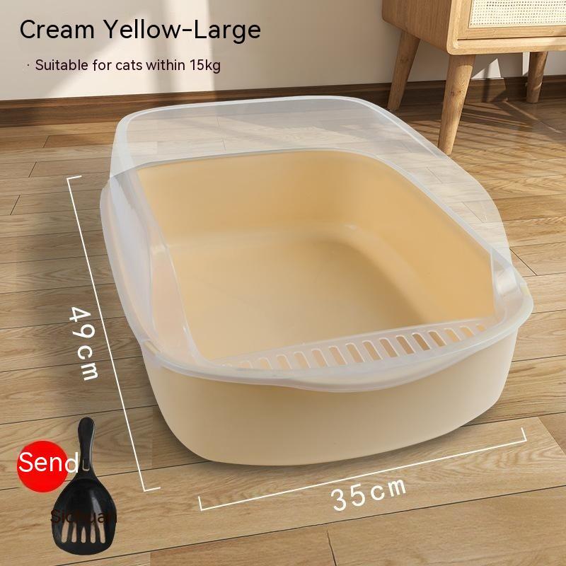 Semi-closed Litter Box