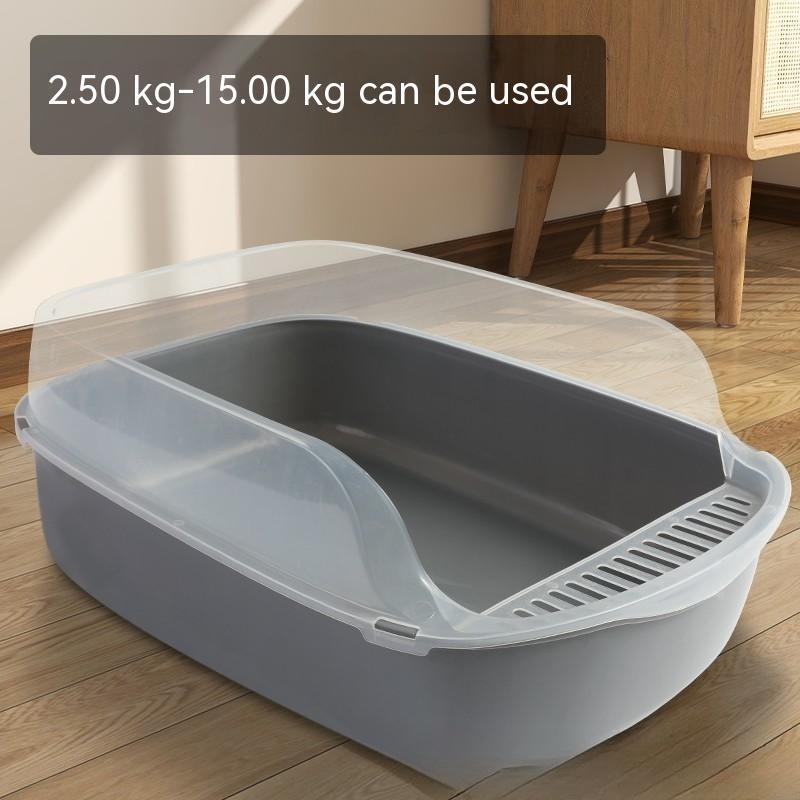 Semi-closed Litter Box