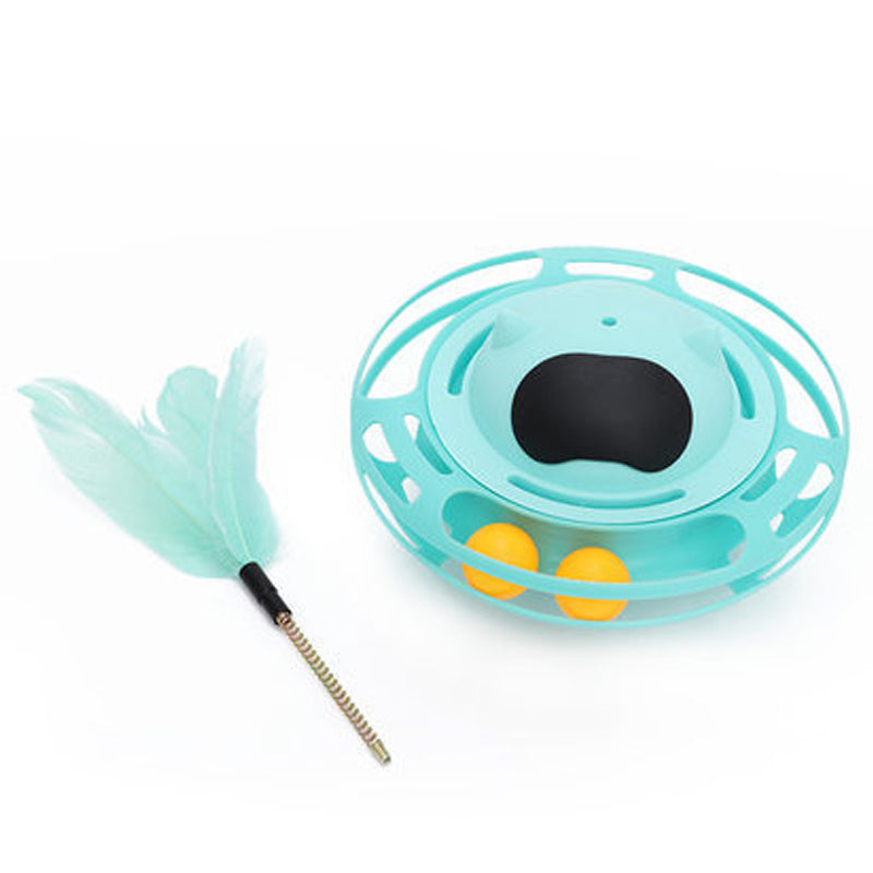 Feather Tumbler Cat Toy