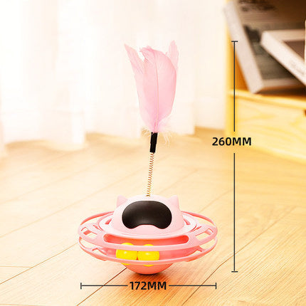 Feather Tumbler Cat Toy