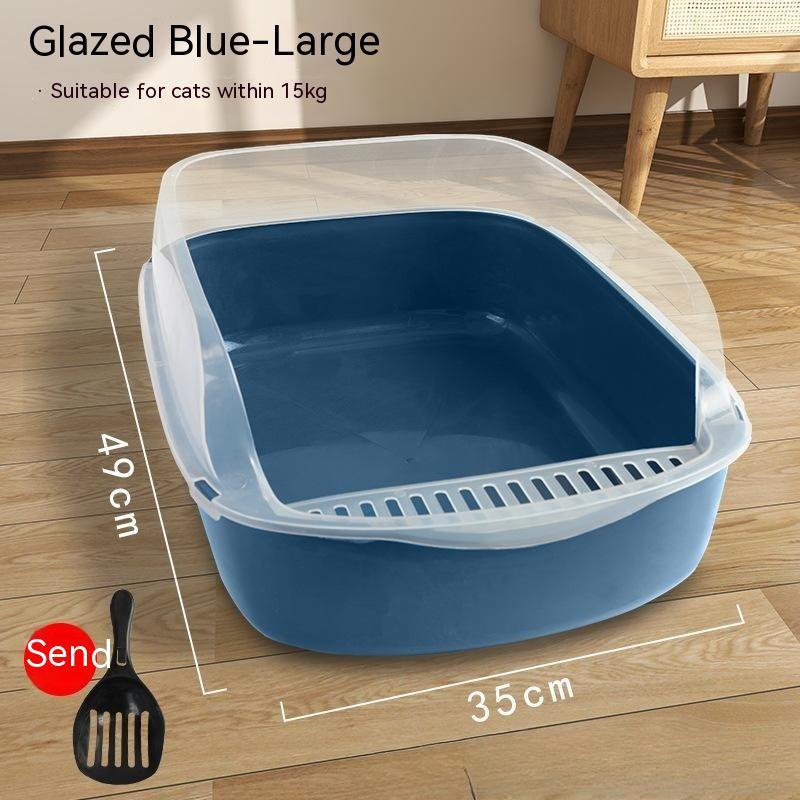 Semi-closed Litter Box