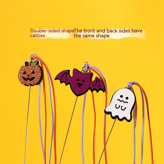 Spooky Halloween Cat Wand