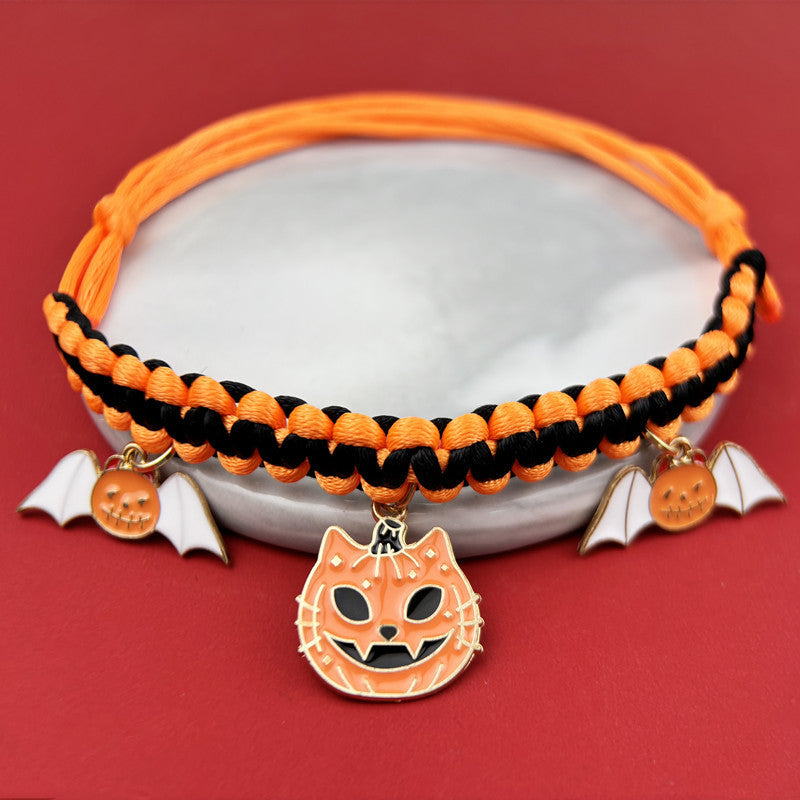 Halloween Hand-woven Charm Collar