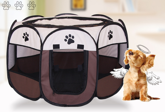 Fast Folding Octagonal Waterproof Pet Cage