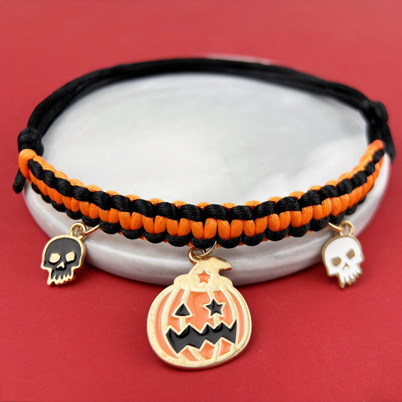 Halloween Hand-woven Charm Collar