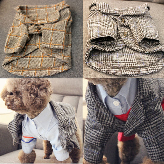 Dog Wool Sport Jacket