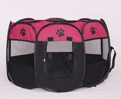 Fast Folding Octagonal Waterproof Pet Cage