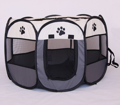 Fast Folding Octagonal Waterproof Pet Cage