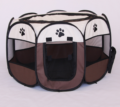 Fast Folding Octagonal Waterproof Pet Cage