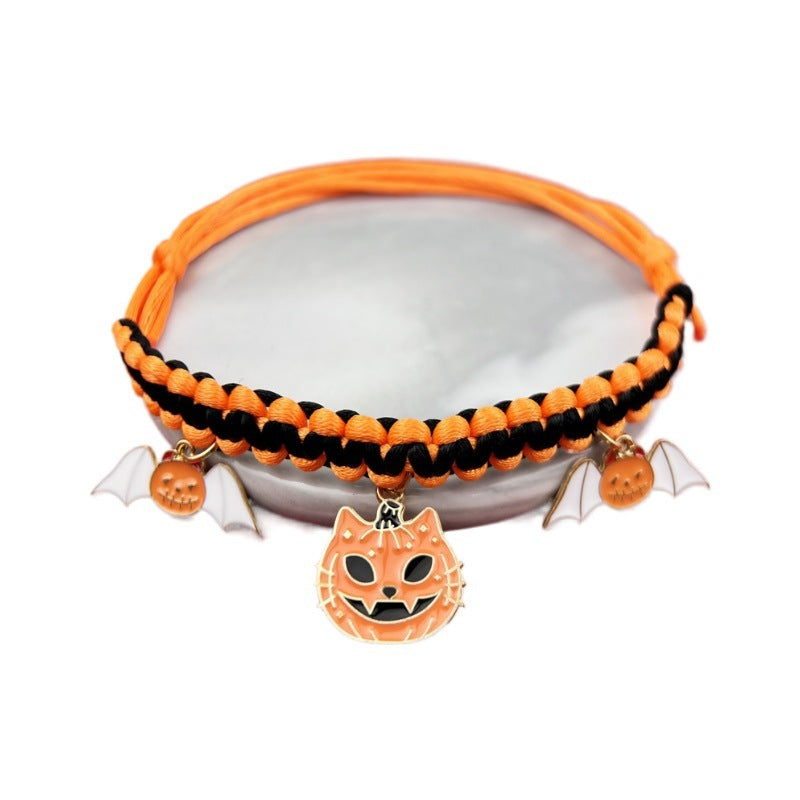 Halloween Hand-woven Charm Collar