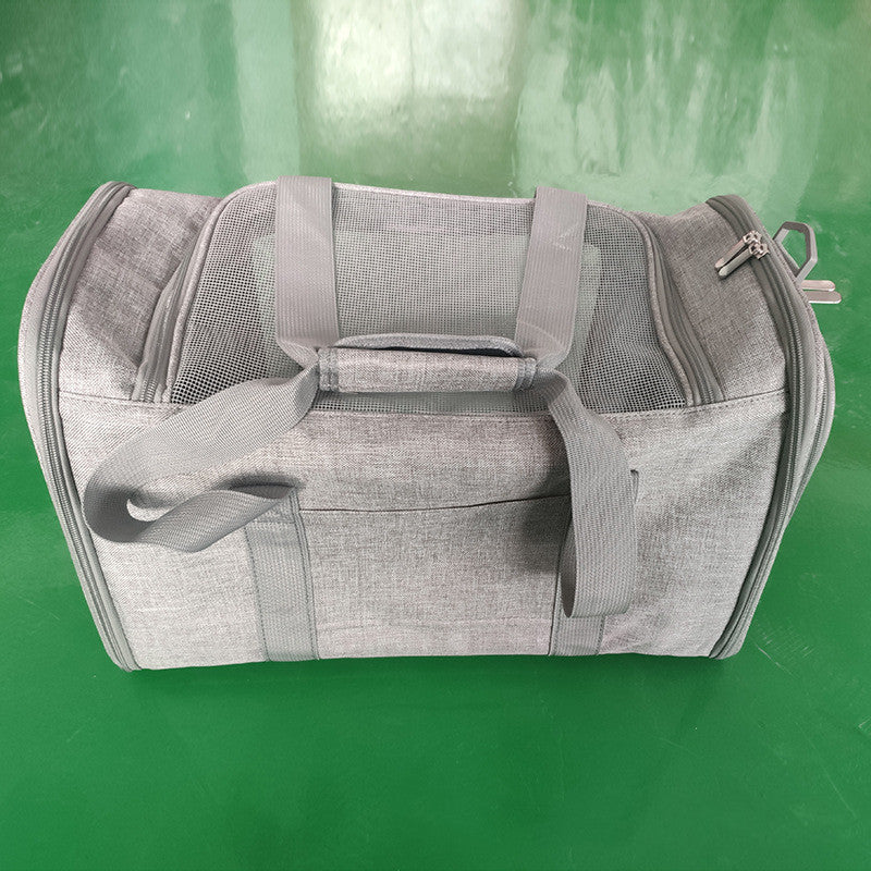 Mesh Pet Travel Duffle