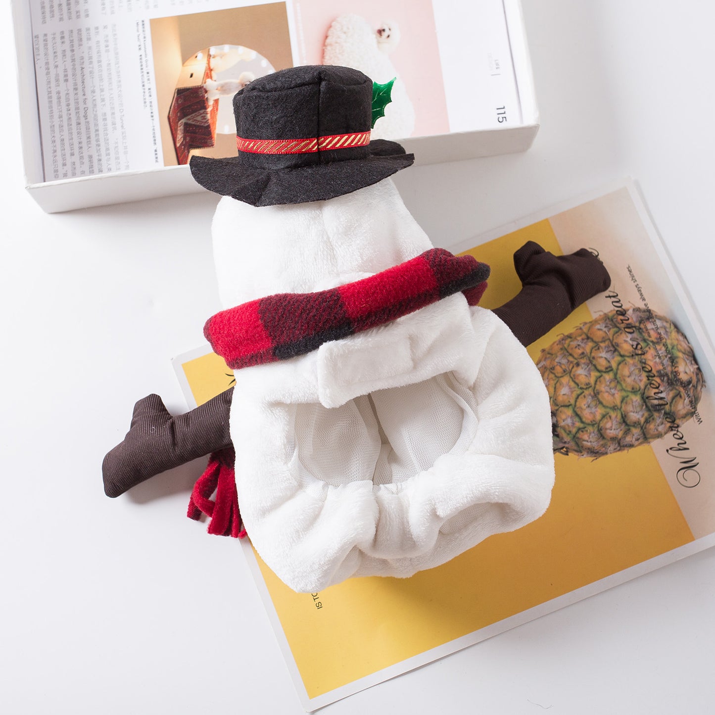 Christmas Snowman Pet Costume