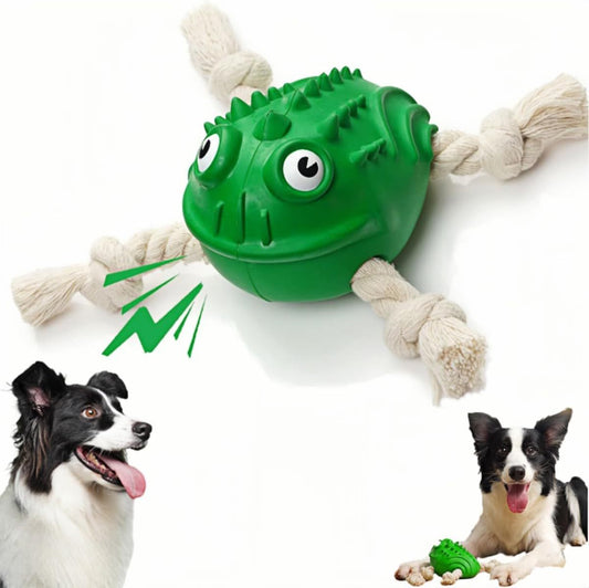 Toad Squeaky Dog Toy