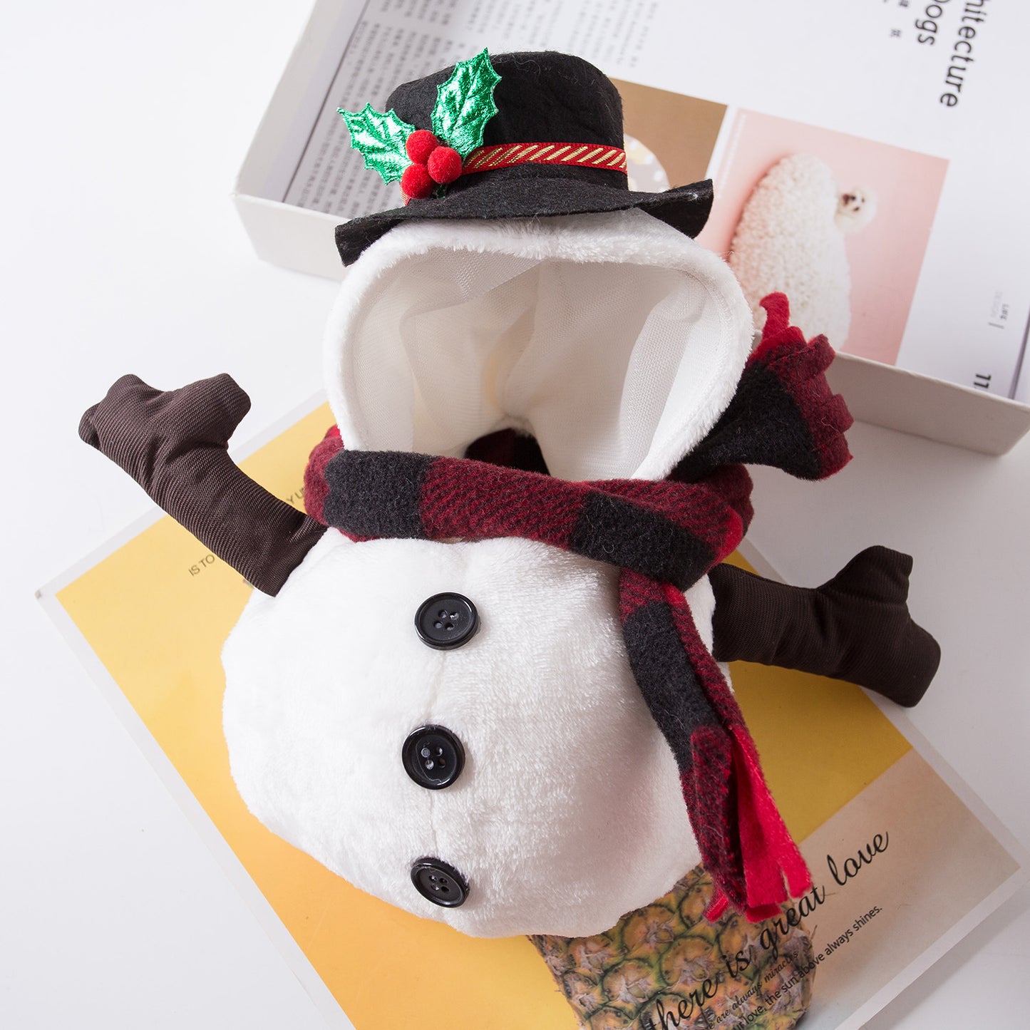 Christmas Snowman Pet Costume