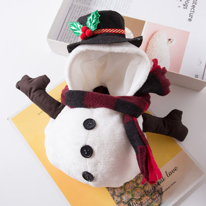 Christmas Snowman Pet Costume