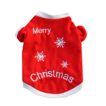 Merry Christmas Red Pet Sweater