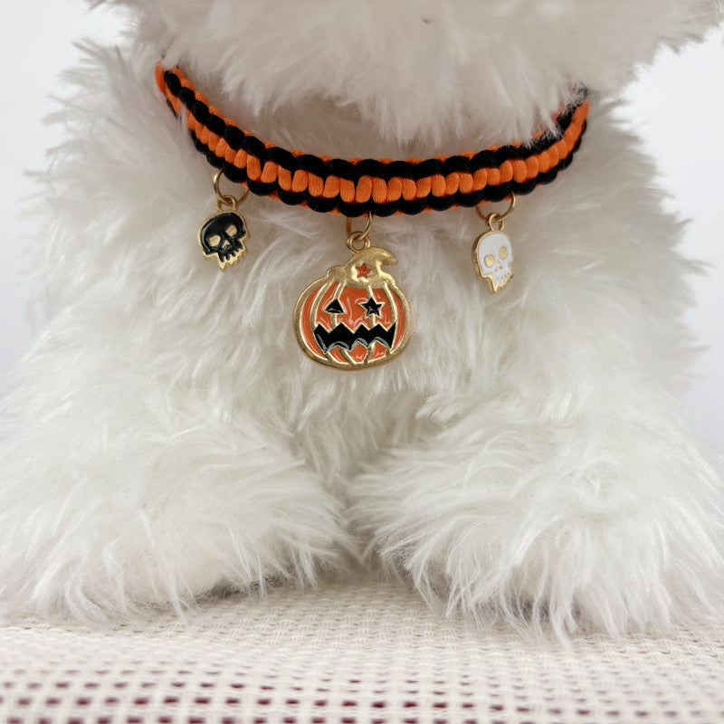 Halloween Hand-woven Charm Collar