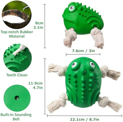 Toad Squeaky Dog Toy