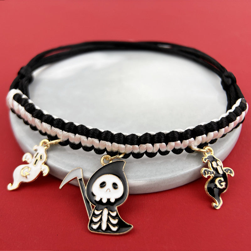 Halloween Hand-woven Charm Collar