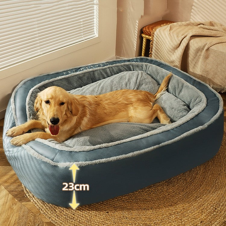 Winter Warm Plush Pet Bed