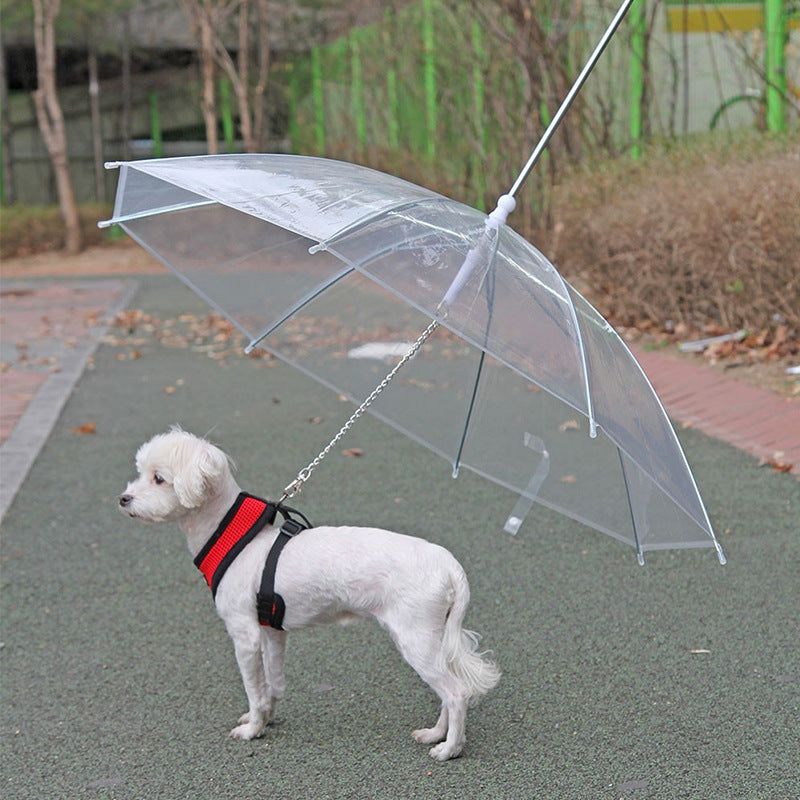 Pet Leash Raincoat