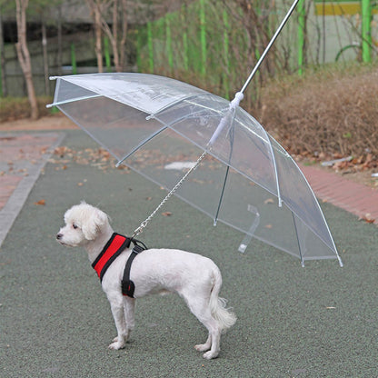 Pet Leash Raincoat