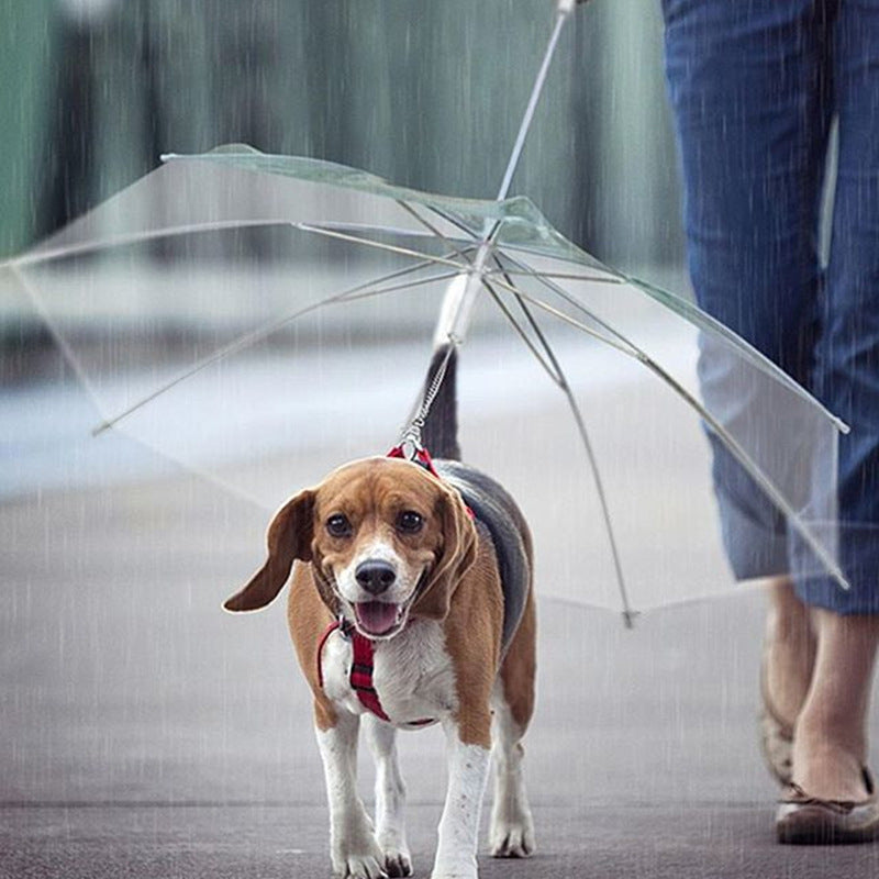 Pet Leash Raincoat