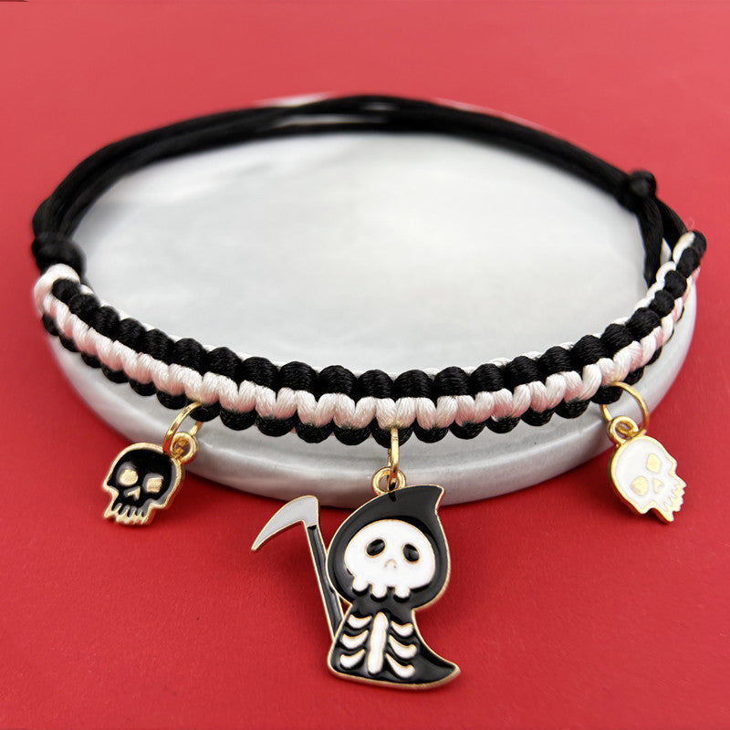 Halloween Hand-woven Charm Collar
